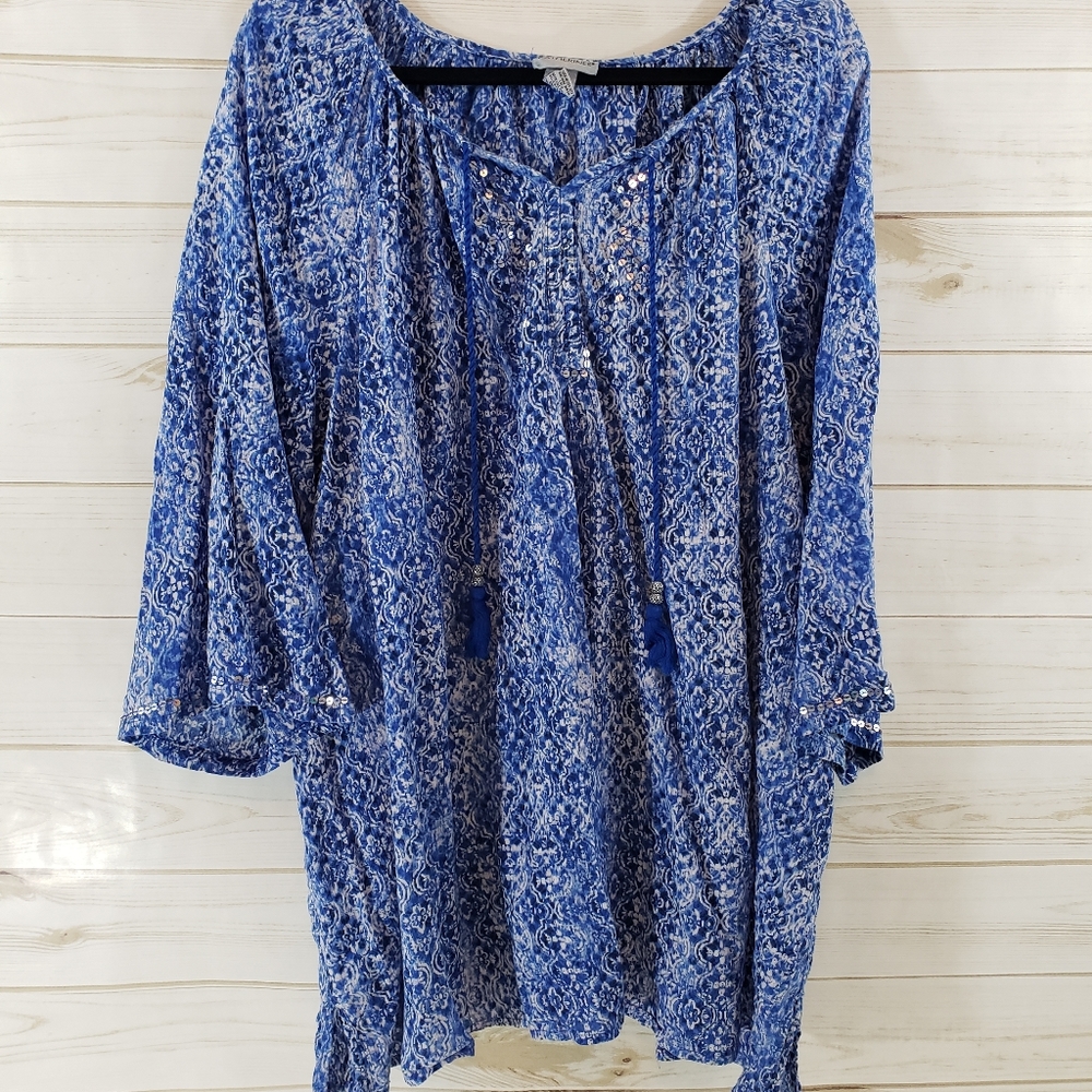 Catherines 4X 100% Cotton Top